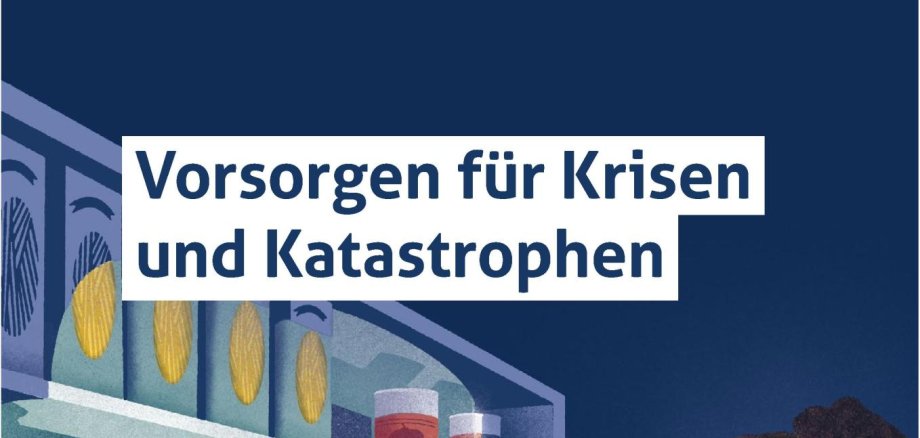 Auf diesem Bild sehen Sie das Cover der neuen Broschüre für Krisen und Katastrophen.