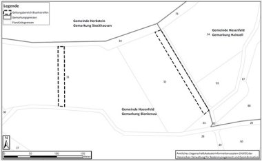 Hier sehen Sie den Geltungsbereich des Bebauungsplans Nr. 11 Freiflächenphotovoltaikanlage Schläberig (Zusatzgeltungsbereich).