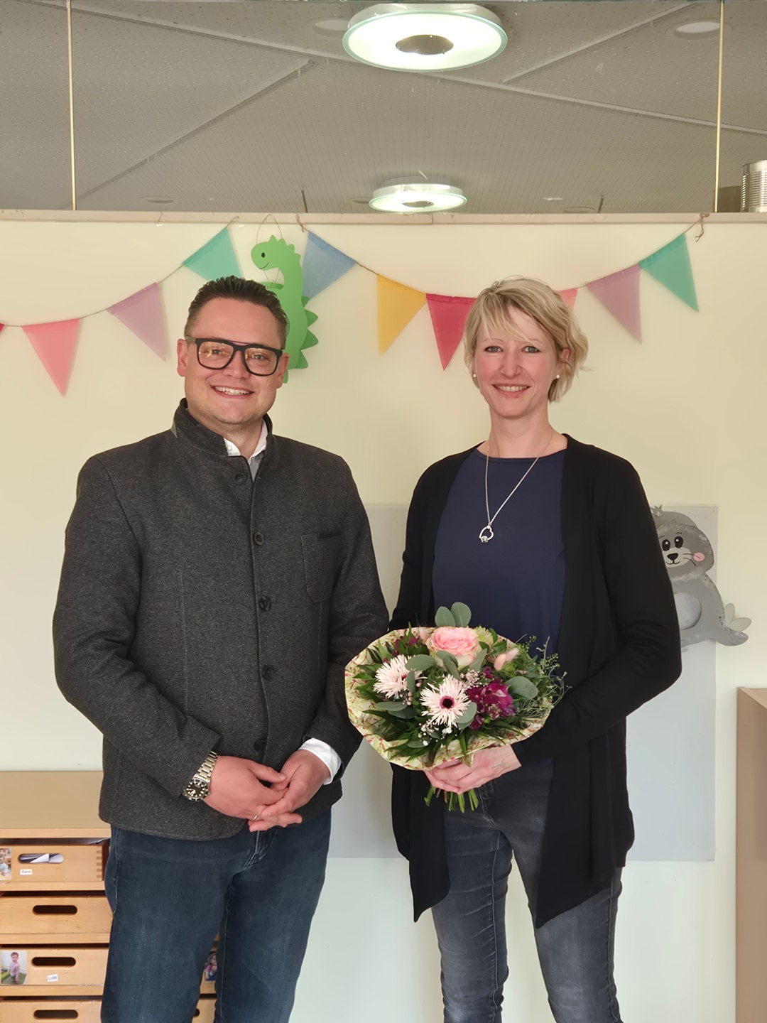 Auf diesem Bild sehen Sie Frederik Hohnstein und Meike Rieser.