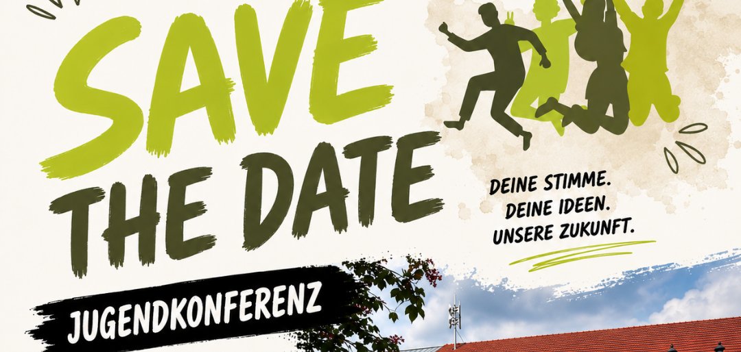 Sie sehen das Plakat für die Jugendkonferenz.