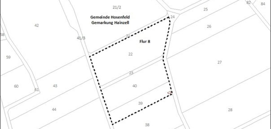 Sie sehen den Geltungsbereich Bebauungsplan Nr. 11 „Freiflächenphotovoltaikanlage Schläberig“.