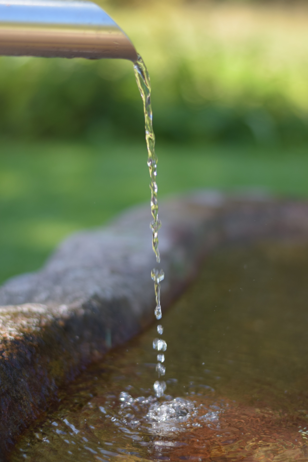 Sie sehen ein Trinkwasserbecken.