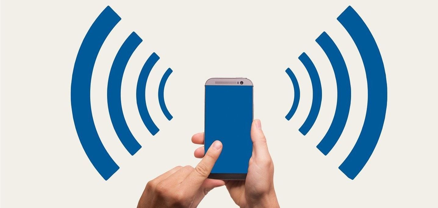 Hier sehen Sie ein Bild von einem WLAN-Symbol.