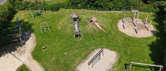 Hier sehen Sie den Spielplatz in Jossa.