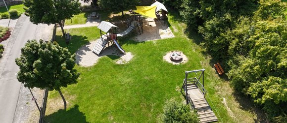 Hier sehen Sie den Spielplatz in Poppenrod.