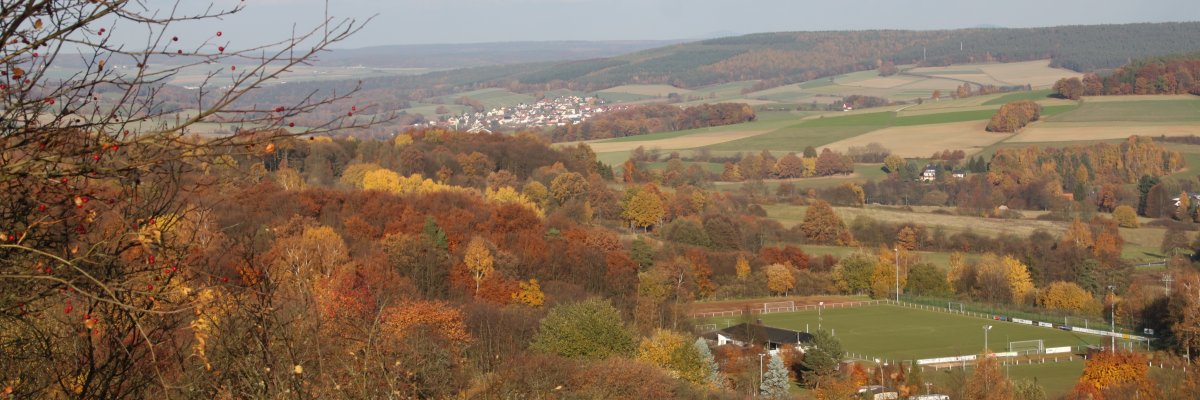 Landschaftsaufnahme der Gemeinde Hosenfeld