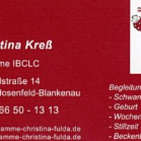 Hier sehen Sie das Logo der Hebammenpraxis Christina Kreß in Blankenau.