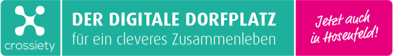 Der digitale Dorfplatz Sie sehen einen Banner über den digitalen Dorfplatz.