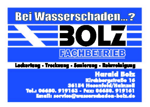 Hier sehen Sie das Logo der Firma Bolz in Hainzell