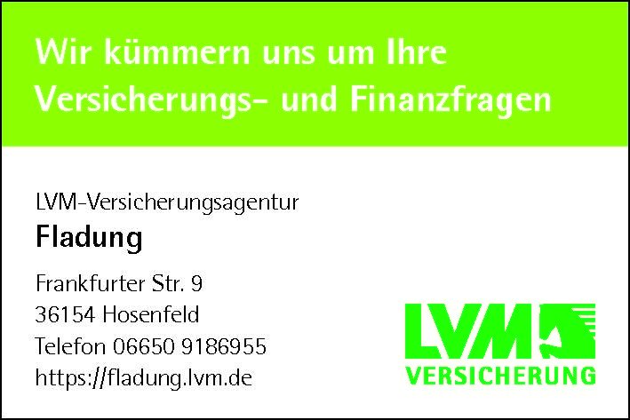 Hier sehen Sie das Logo der LVM Versicherungsagentur in Hosenfeld.