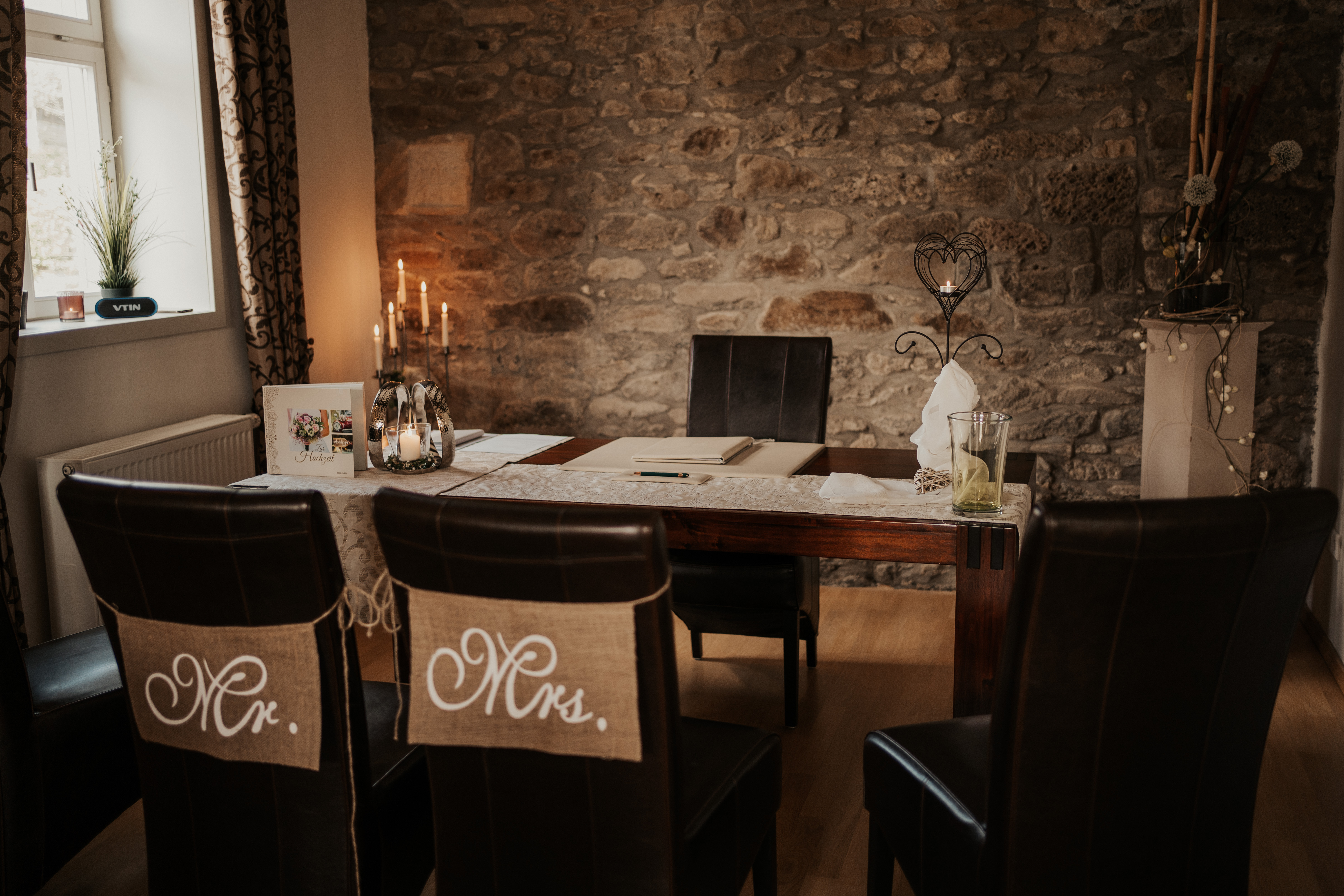 Hier sehen Sie das Trauzimmer im Trauhaus Jossa.