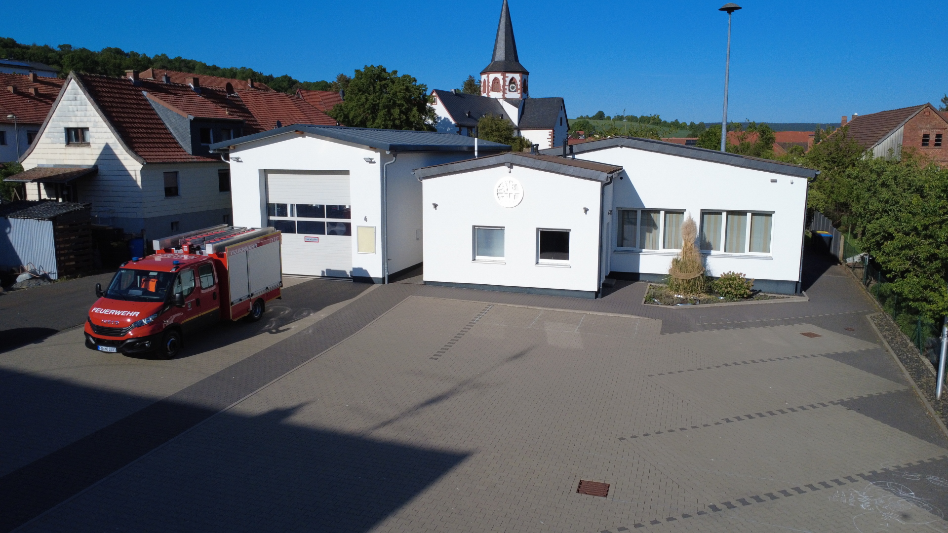 Feuerwehrhaus Blankenau 2025 Sie sehen das Feuerwehr in Blankenau im Jahr 2025.