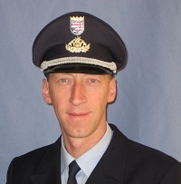 Hier sehen Sie den Gemeindebrandinspektor der Gemeinde Hosenfeld Herrn Elmar Weinbörner.